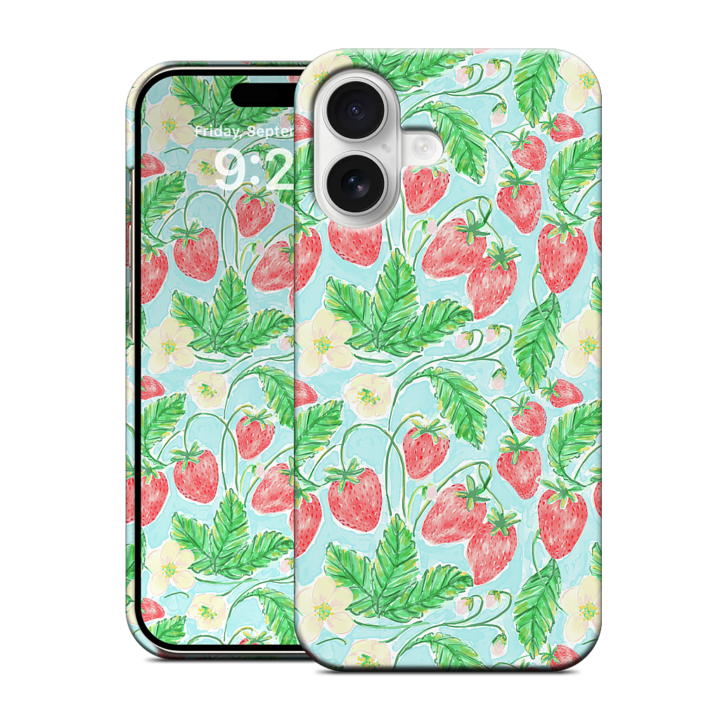 Wild Strawberries iPhone Case