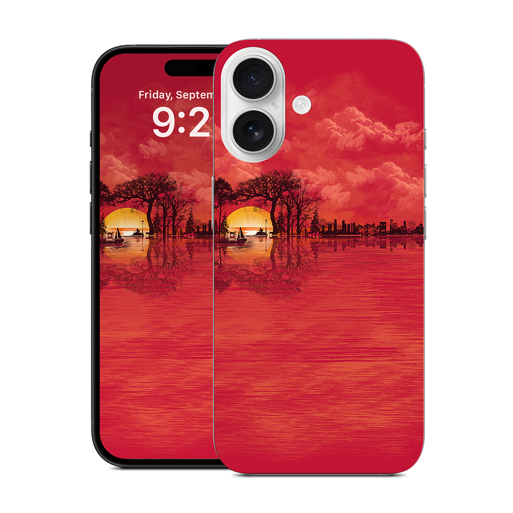 Musical Sunset iPhone Skin