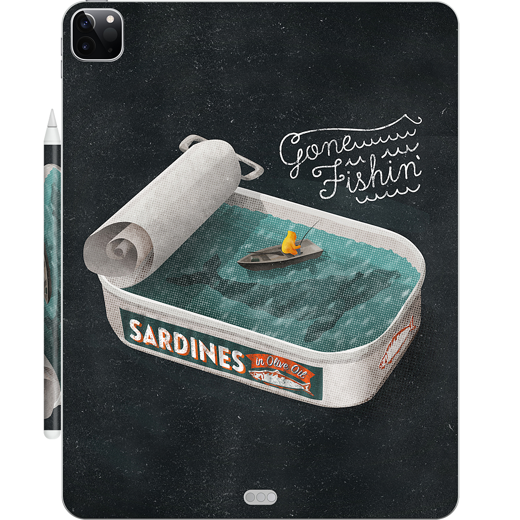 Gone Fishin' iPad Skin