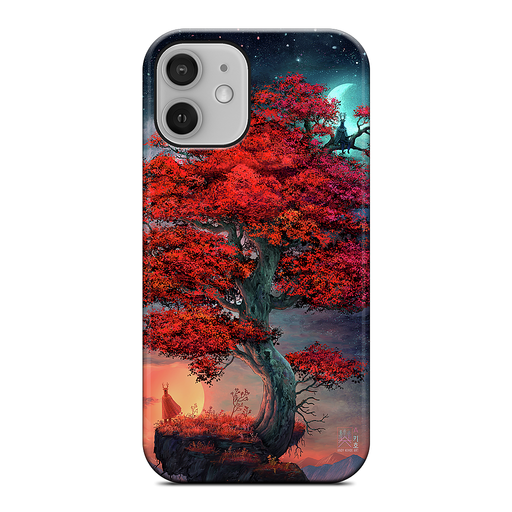 Light & Dark in Equal Parts iPhone Case