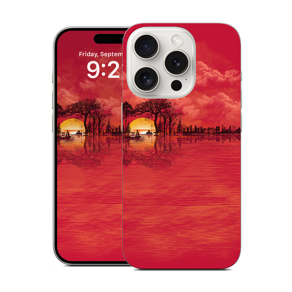 Musical Sunset iPhone Skin