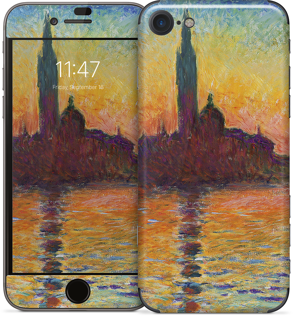 Sunset in Venice iPhone Skin