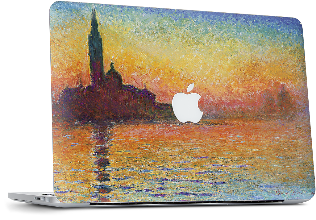 Sunset in Venice MacBook Skin