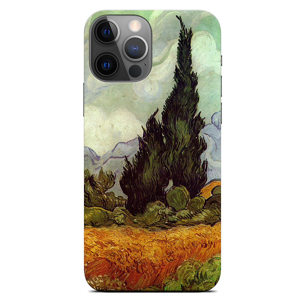 A Wheatfield with Cypresses iPhone Skin