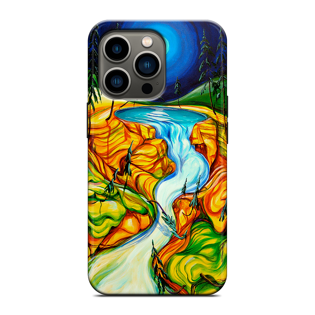 Cup Of Life Athabasca Falls Jasper iPhone Case