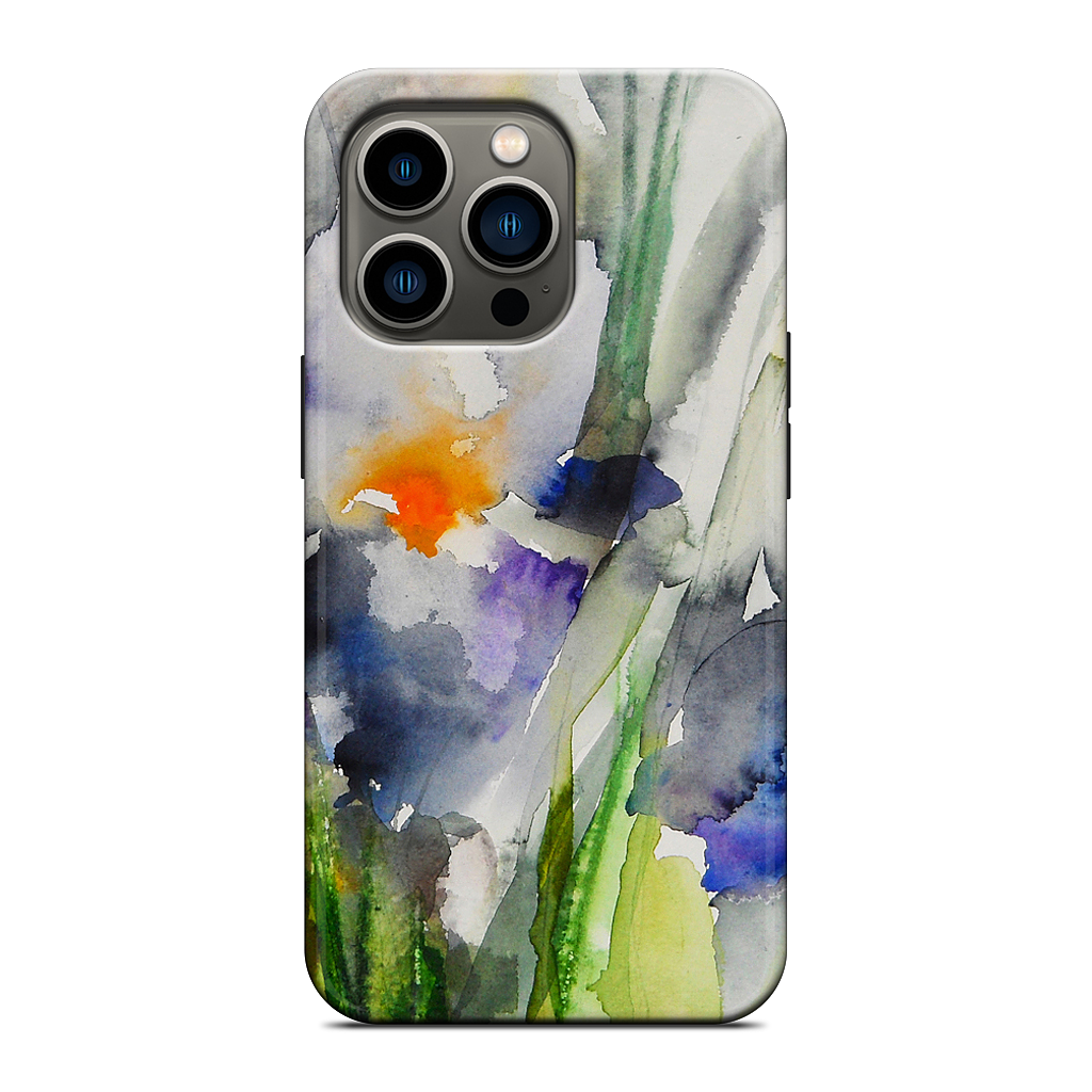 Blue Irises iPhone Case