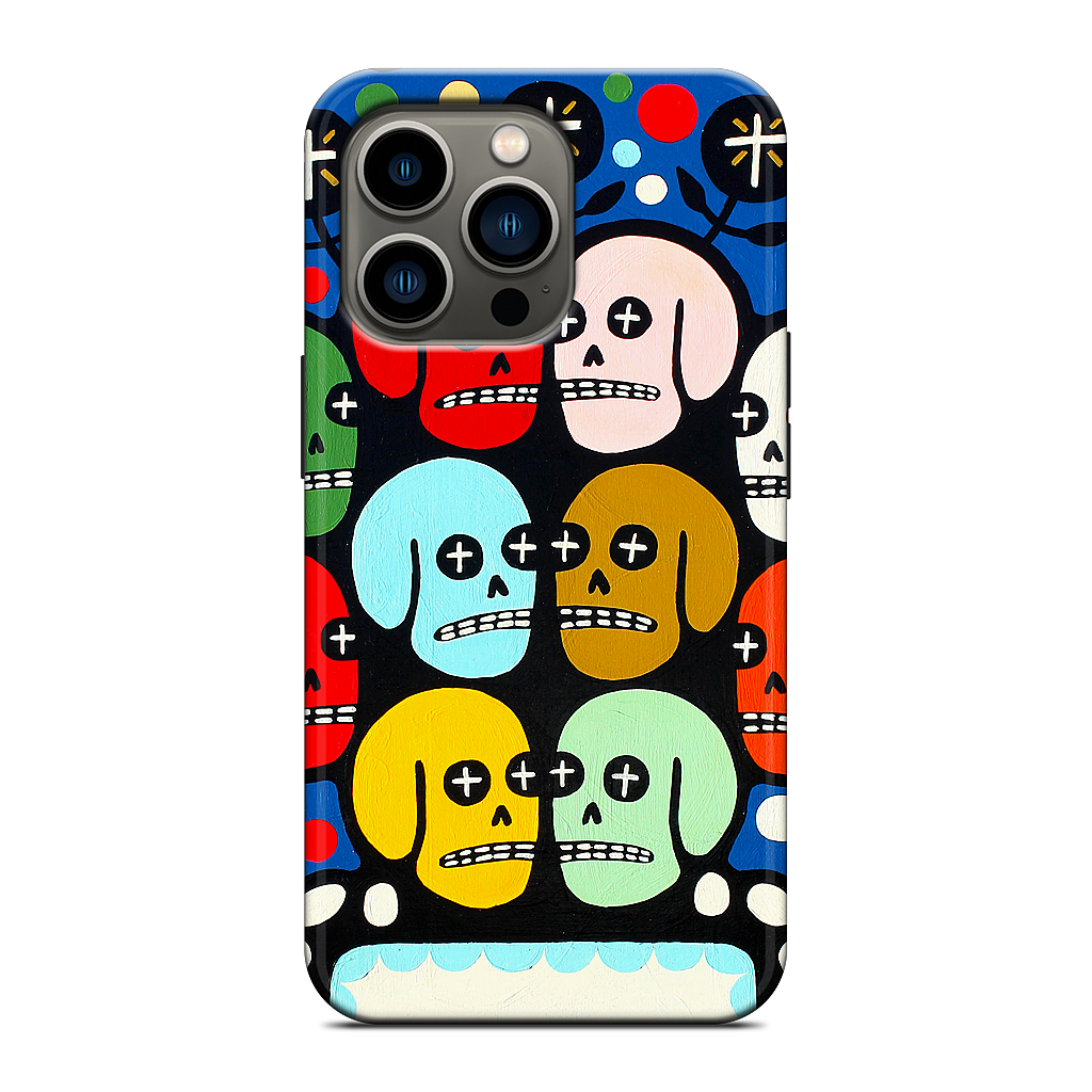 The Many Colors Of Death iPhone Case