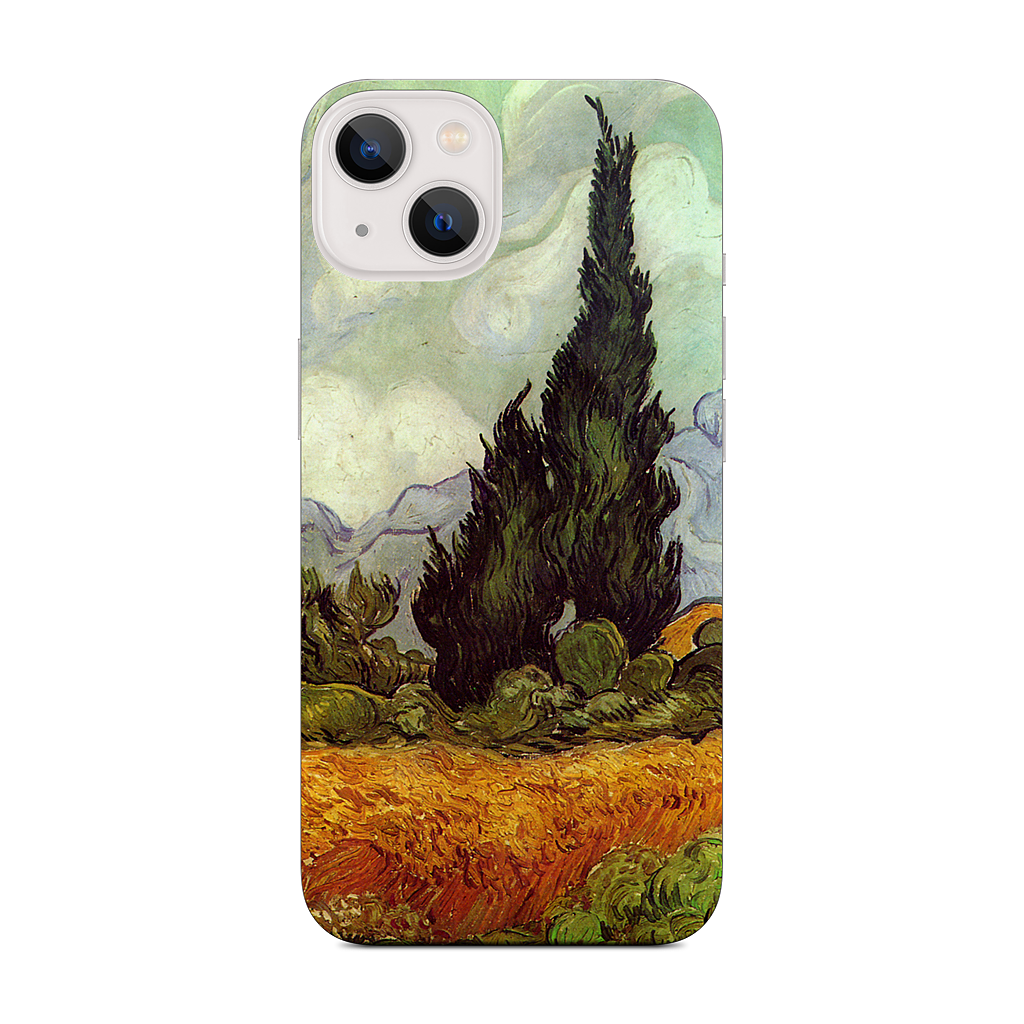 A Wheatfield with Cypresses iPhone Skin