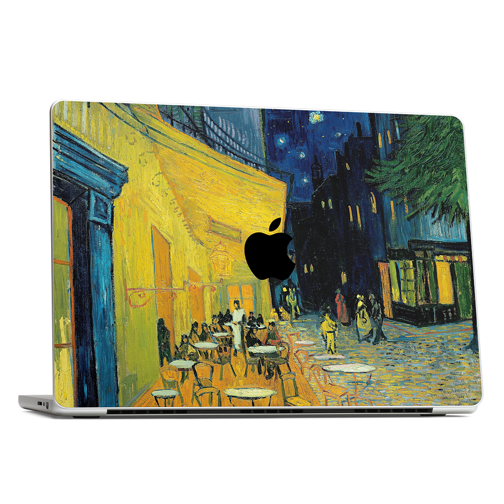 Cafe at Night MacBook Skin