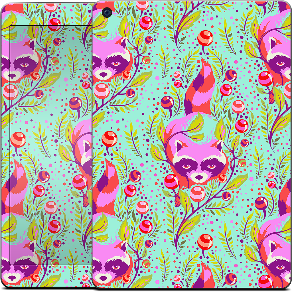 Raccoon Poppy iPad Skin