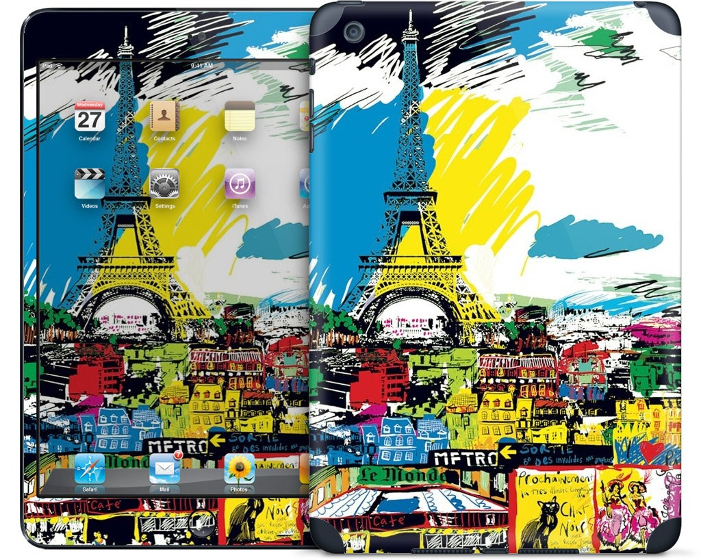 Paris Skyline iPad Skin