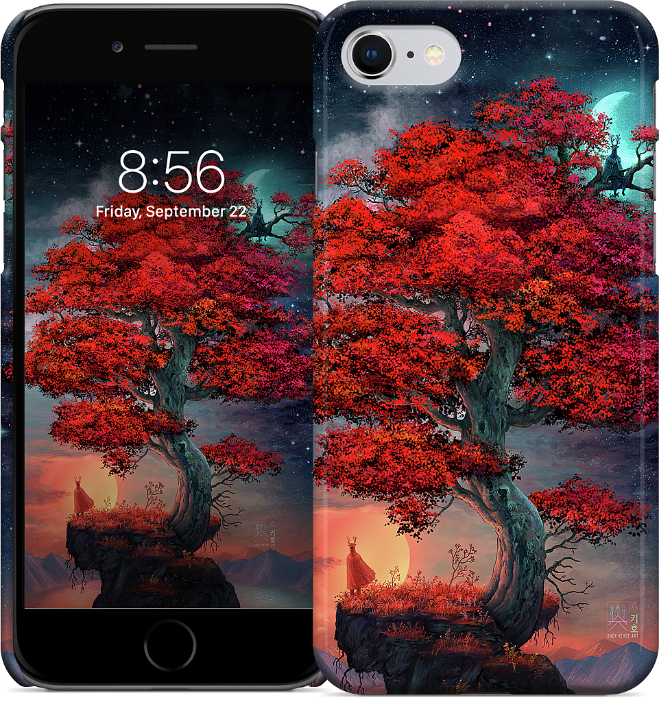 Light & Dark in Equal Parts iPhone Case