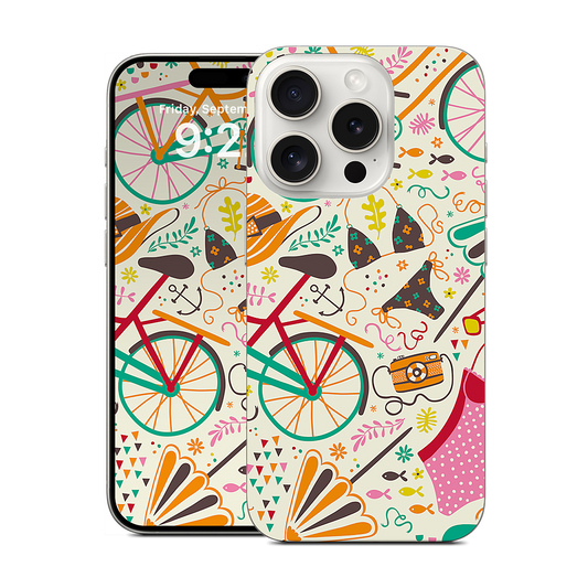 Seaside Cycle iPhone Skin