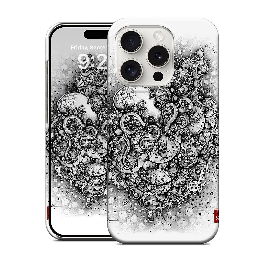 A Curious Embrace iPhone Case