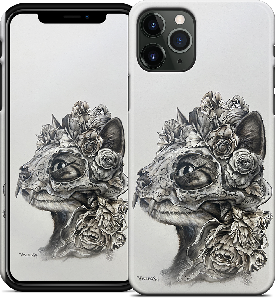 Muerte Cat iPhone Case