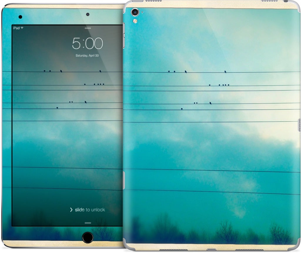 Birds on a wire iPad Skin