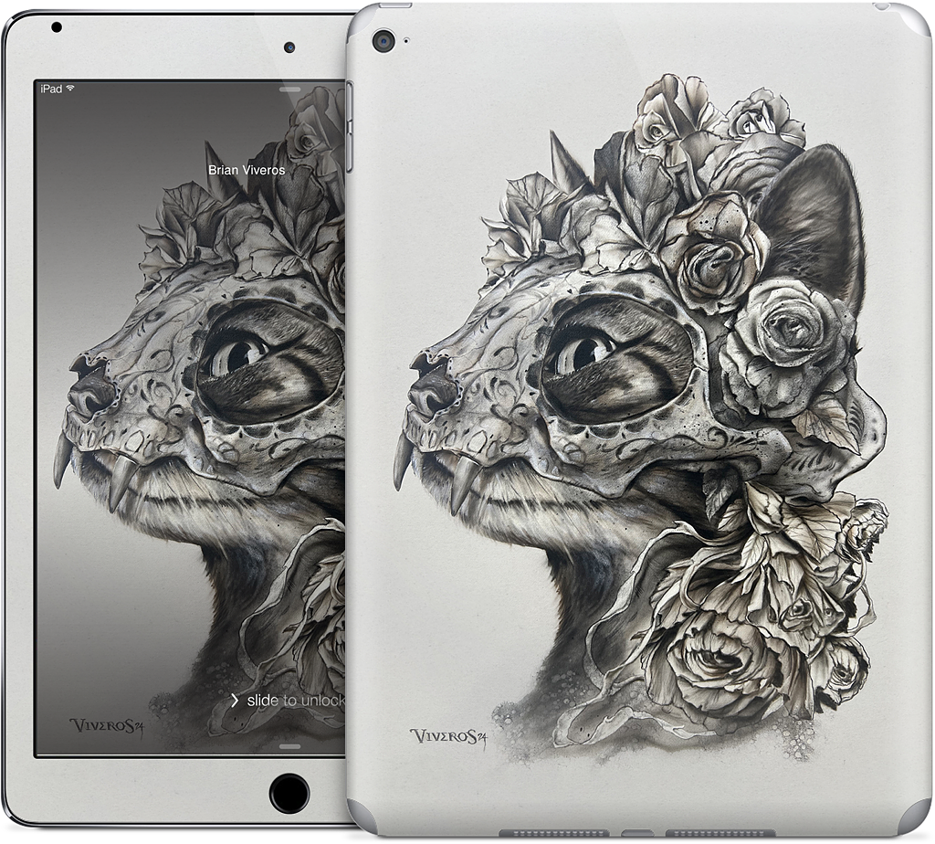 Muerte Cat  iPad Skin