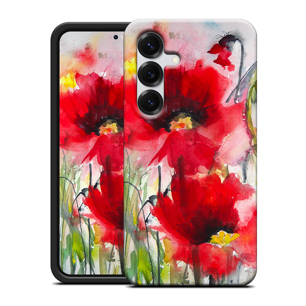 Red Poppies Samsung Case