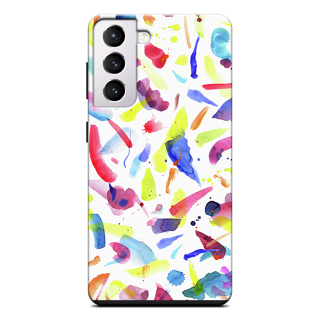 Watercolor Summer Brushstrokes Samsung Case