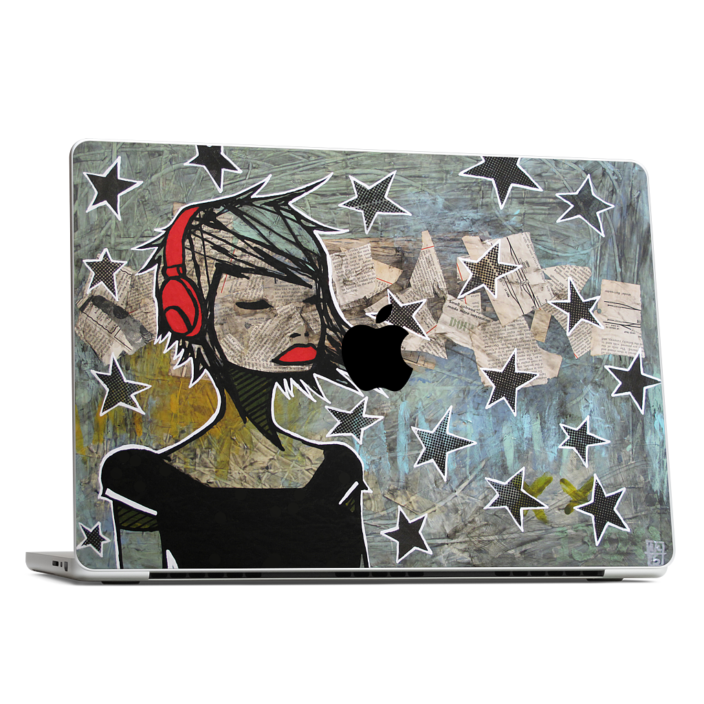 Night Music MacBook Skin