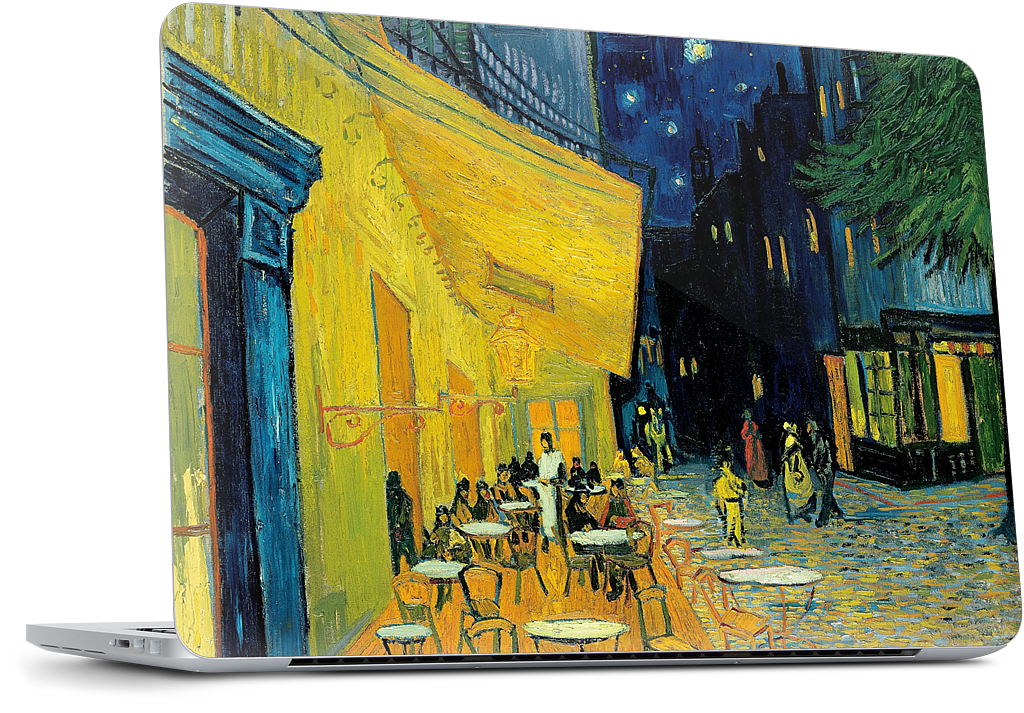 Cafe at Night MacBook Skin