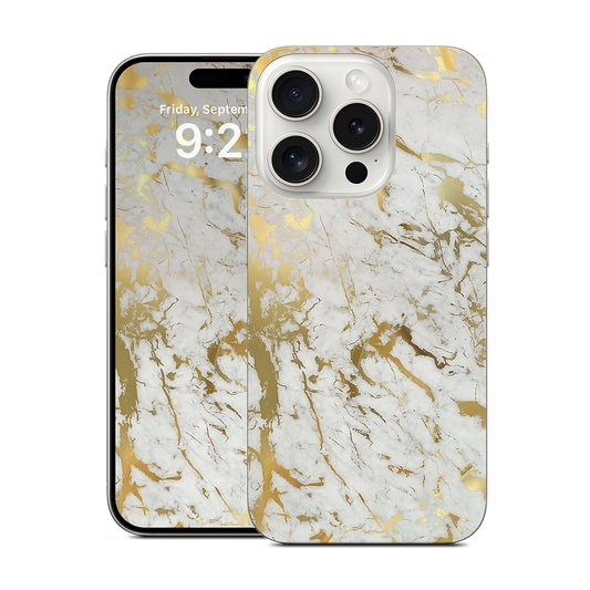 Gold Marble iPhone Skin