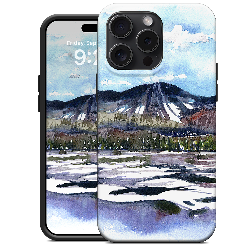 Ski Mountain iPhone Case