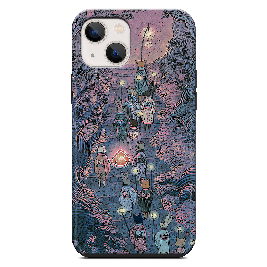 Woodland Procession iPhone Case