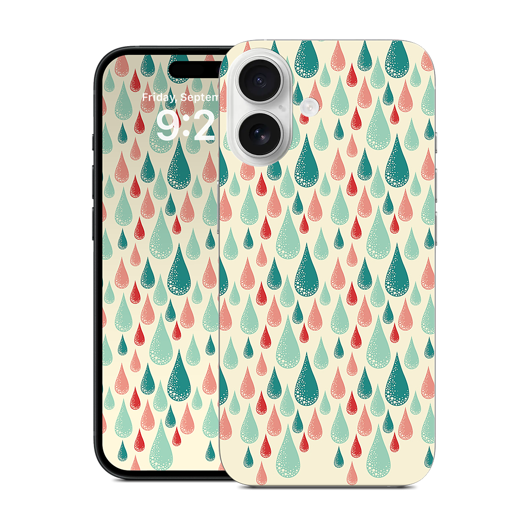 Rain Drops iPhone Skin