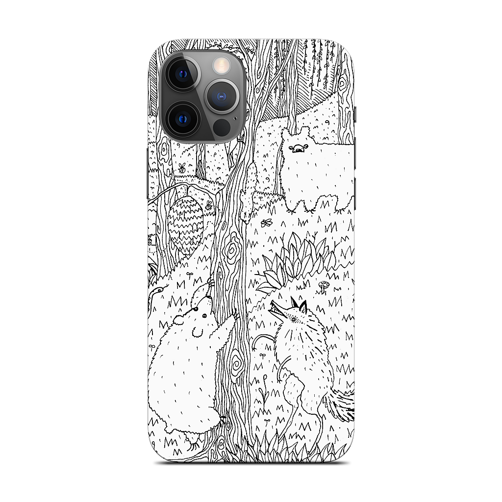 Diurnal Animals of the Forest iPhone Skin