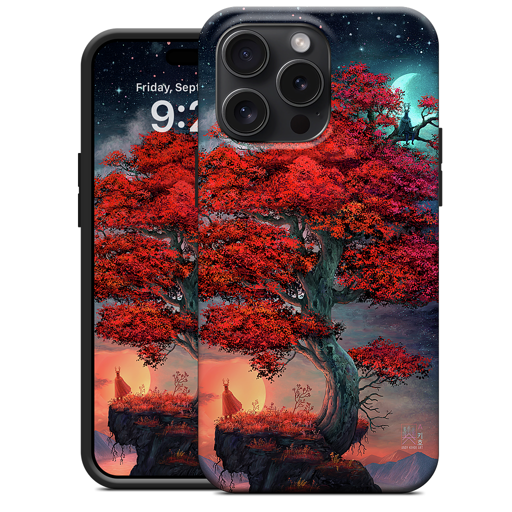 Light & Dark in Equal Parts iPhone Case