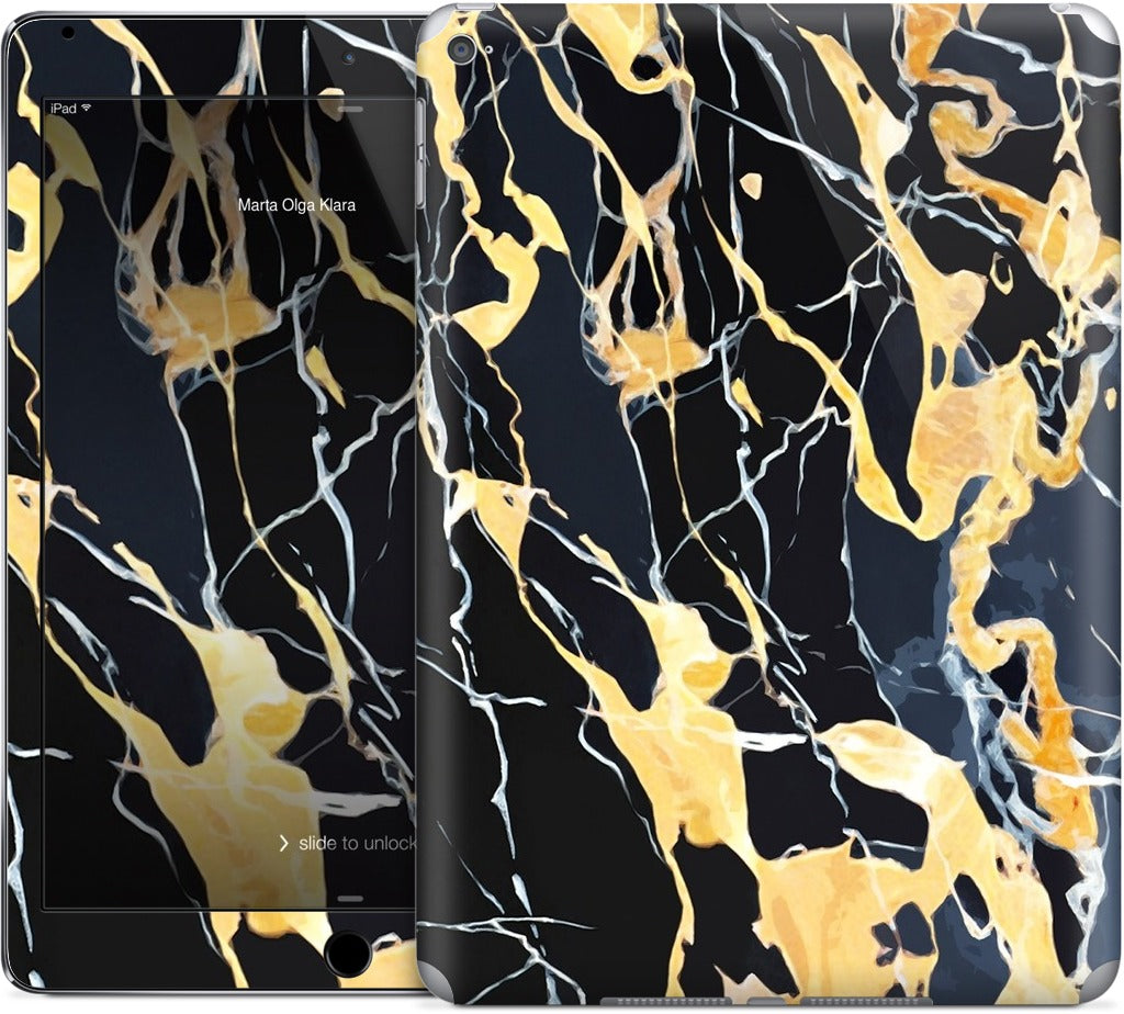 Black Marble iPad Skin