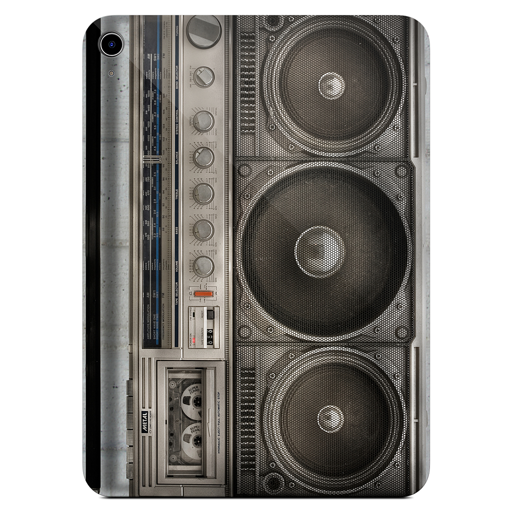 Boombox iPad Skin