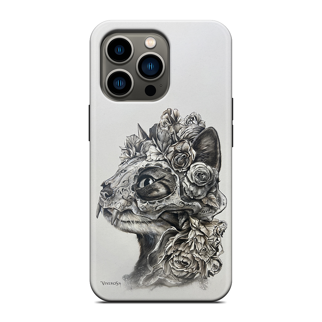 Muerte Cat iPhone Case