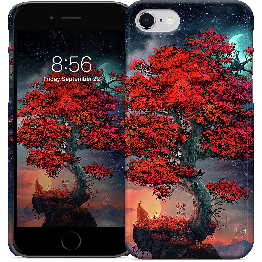 Light & Dark in Equal Parts iPhone Case