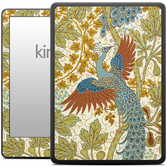 Fig and Peacock Kindle Skin