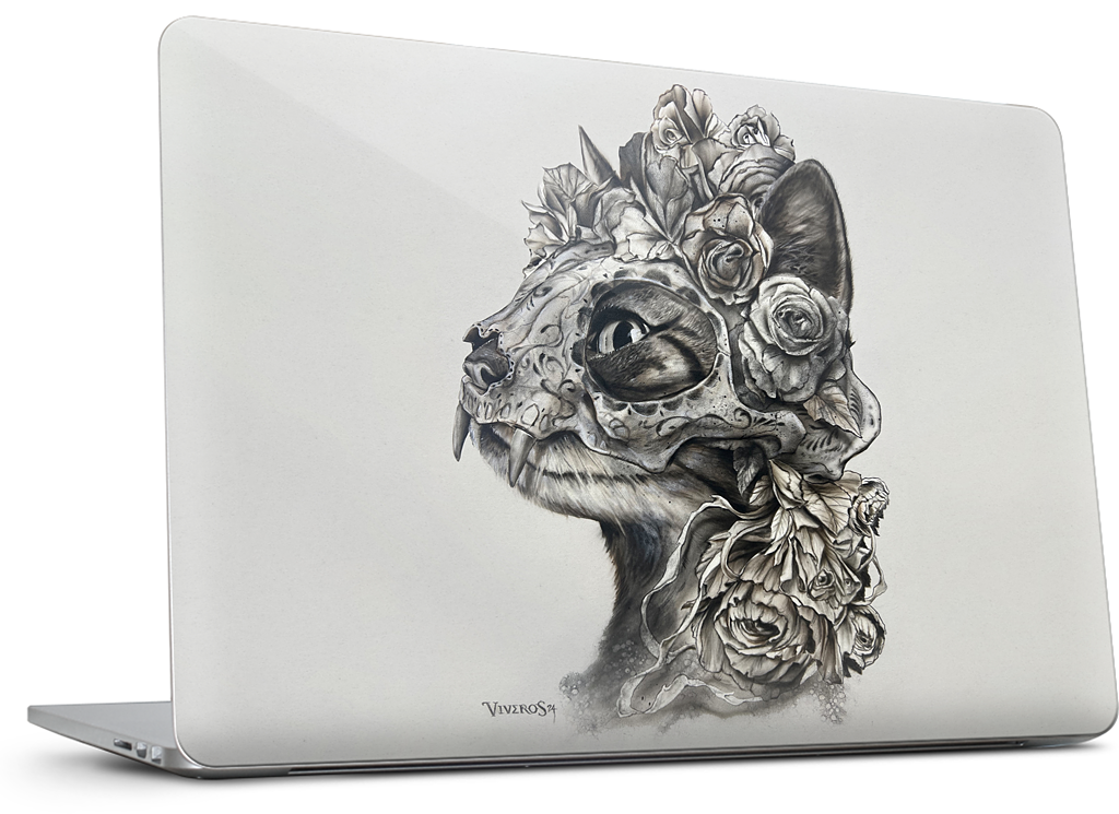 Muerte Cat  MacBook Skin