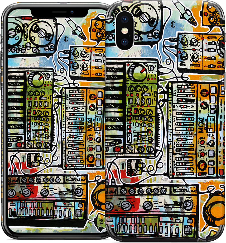 Control Voltages iPhone Skin