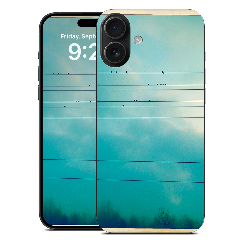 Birds on a wire iPhone Skin