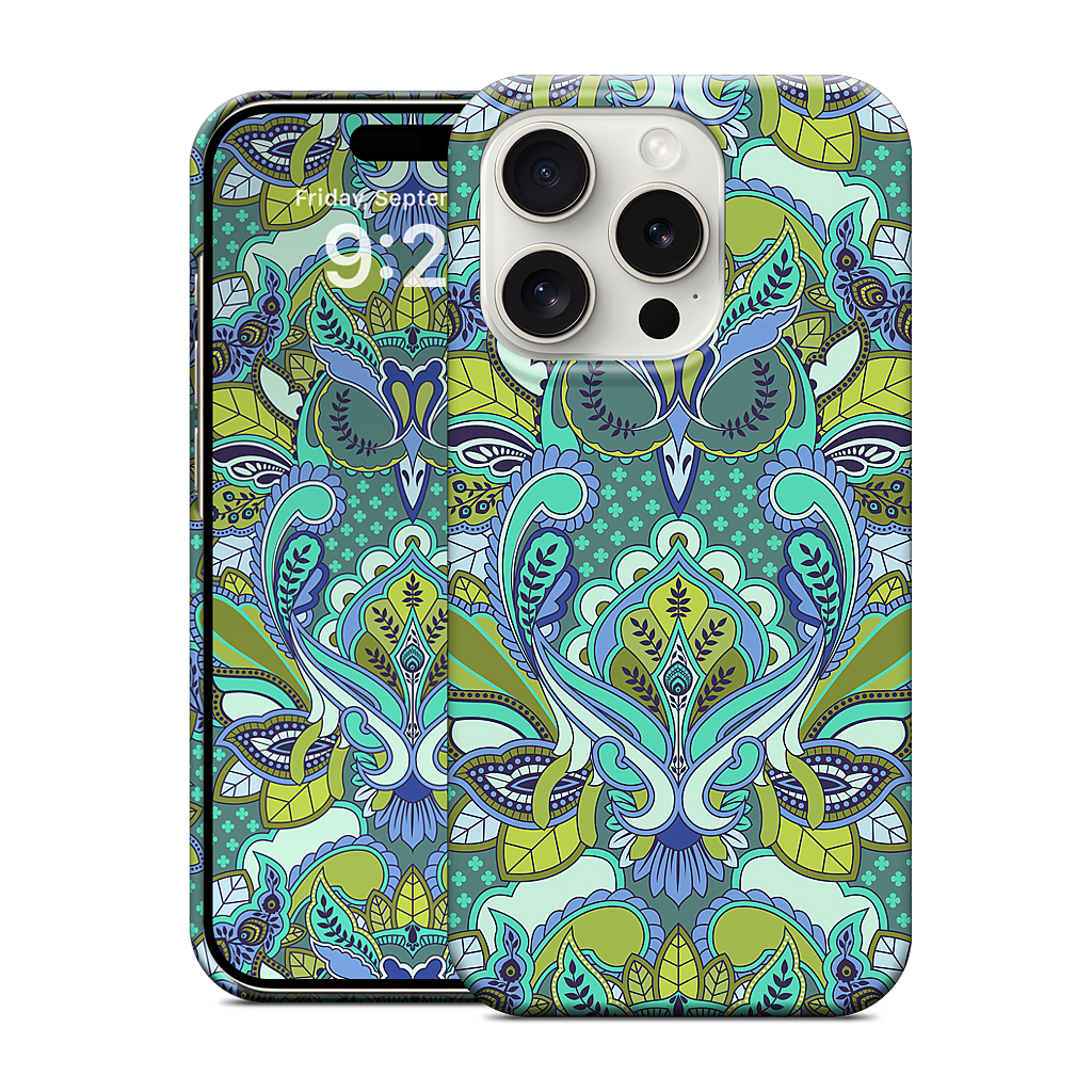 Owl Forget Me Not iPhone Case