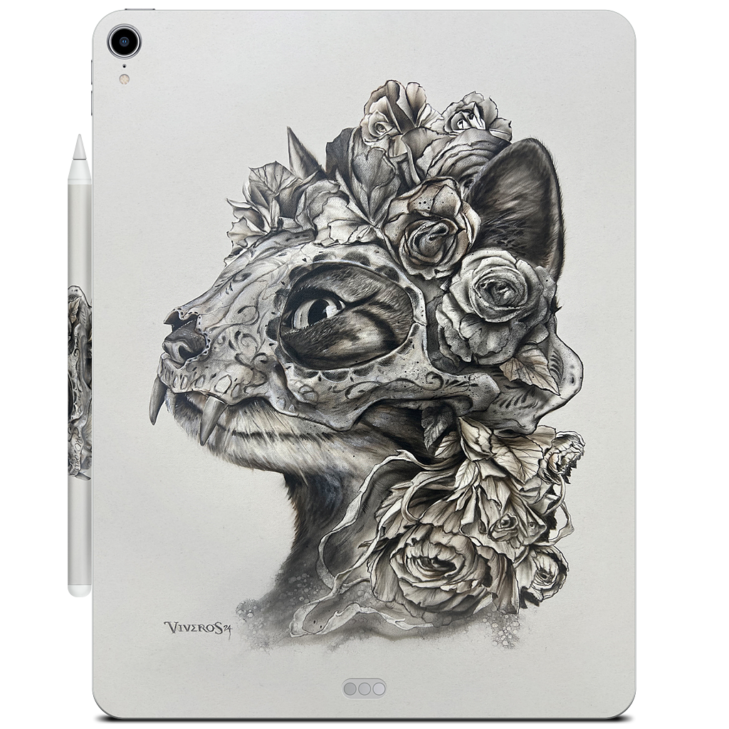 Muerte Cat  iPad Skin