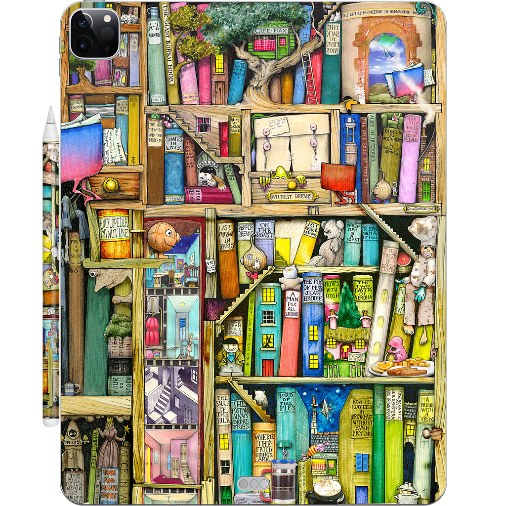 Bookshelf 2c iPad Skin