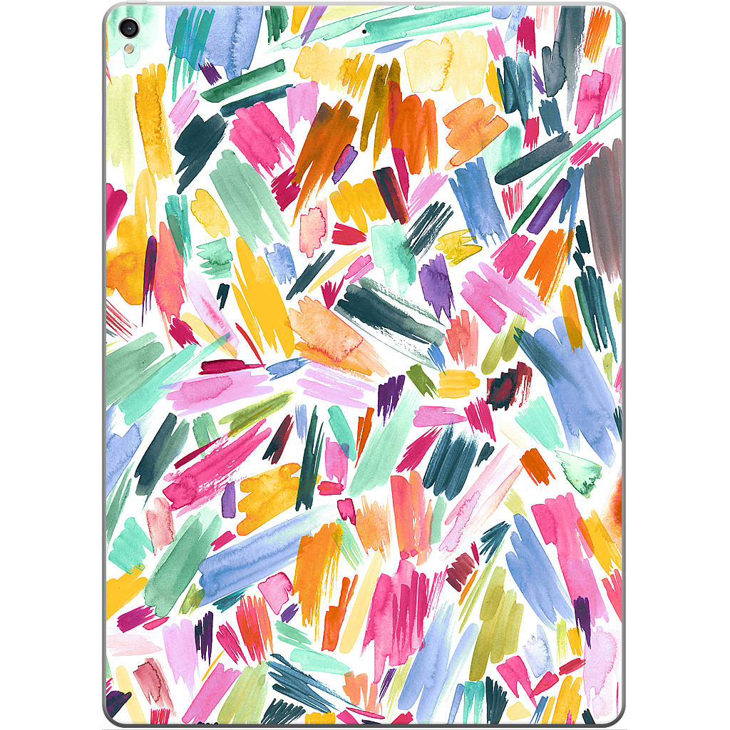 Colorful Abstract Strokes iPad Skin