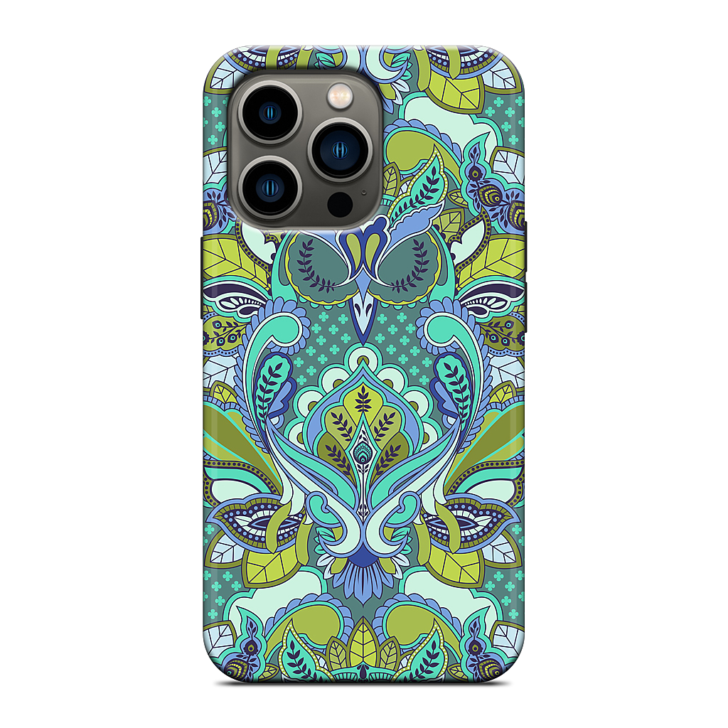 Owl Forget Me Not iPhone Case