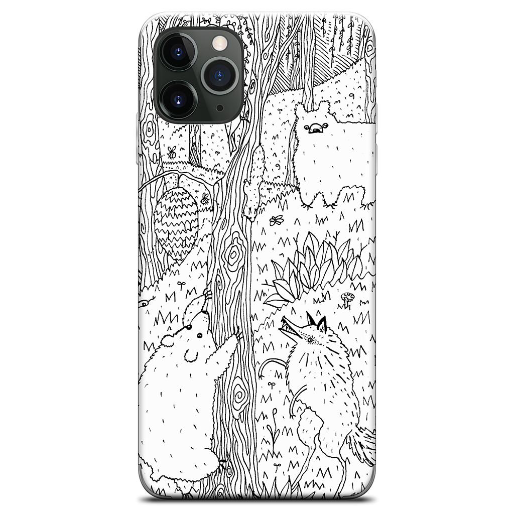 Diurnal Animals of the Forest iPhone Skin