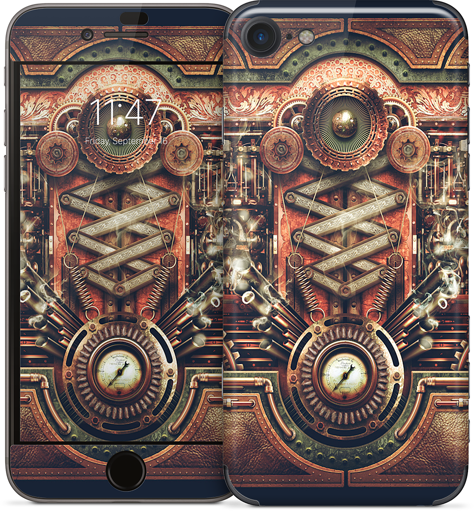 Steampunk Motherboard iPhone Skin