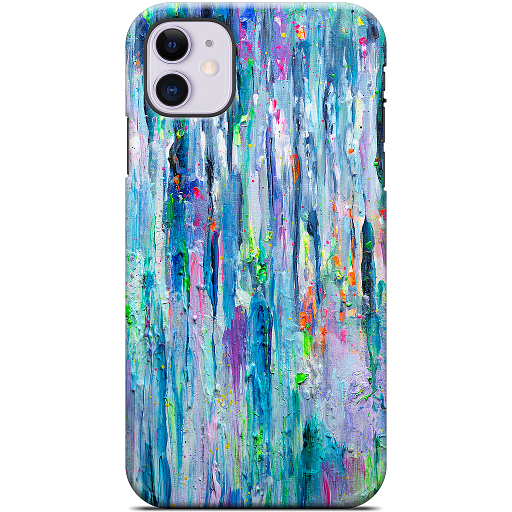 Silver Rain iPhone Case