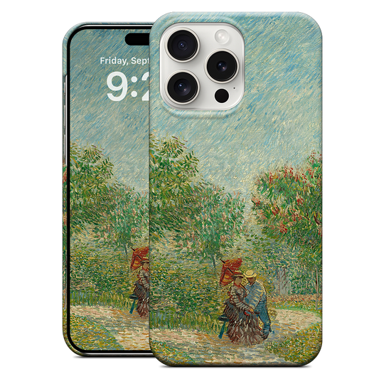 Garden with Courting Couples iPhone Case