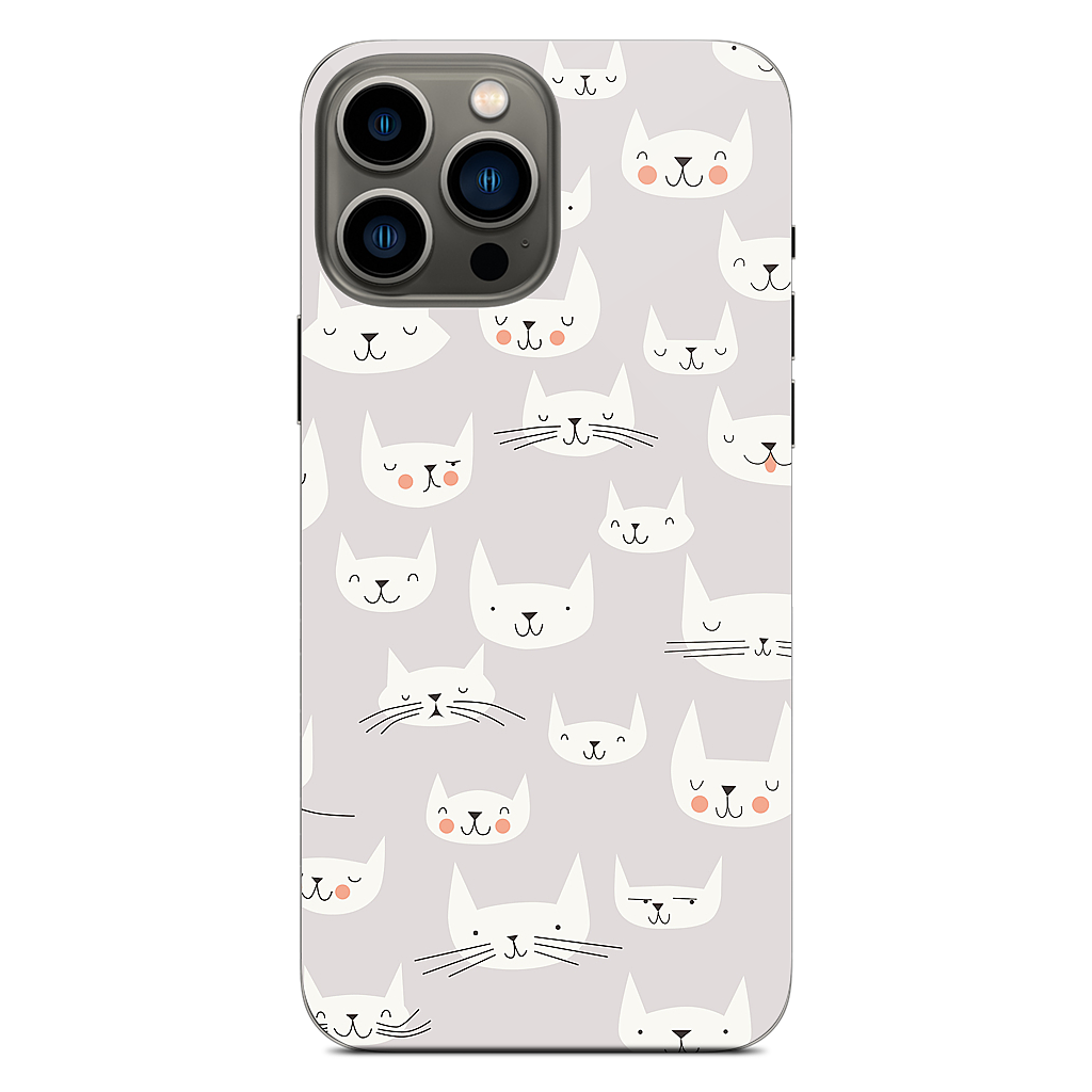 Cat Faces iPhone Skin