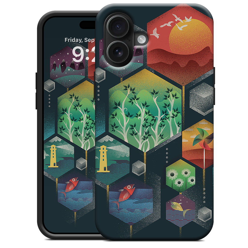 Geometrical Wonders iPhone Case